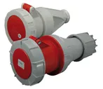 ETI Розетка кабельная ESH-6343 IP67 (63A, 400V, 3P+PE) (арт.4482012)
