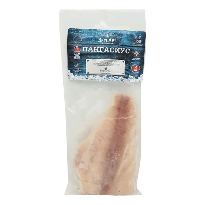 Пангасиус Вкус Арт замороженный без кожи филе 600 г