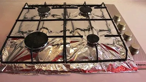 Пищевая фольга для варочной поверхности. Лайфхак для кухни