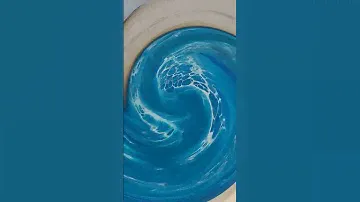 Рисование жидким акрилом в современной технике рисования Fluid Art