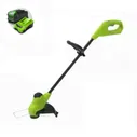 Триммер аккумуляторный Greenworks Арт. 2107207SA, 24V, 25 см, с 1хАКБ 2Ач и ЗУ