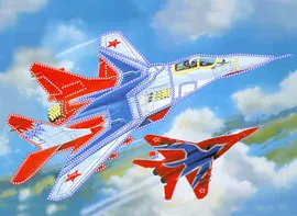 Рисунок на шелке 28/34 "Матрёнин Посад" 4164 Авиа Шоу (арт. 4164 Авиа Шоу)