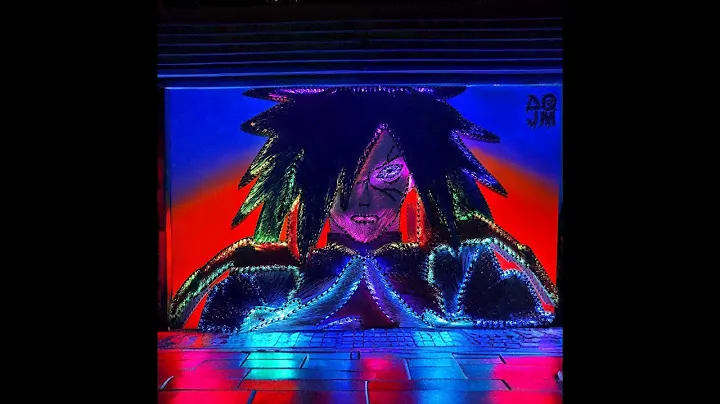Madara Uchiha: Светящиеся картины из нитей на заказ. Переходите в группу https://vk.com/j.morkefir