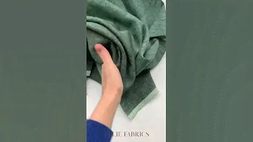 Ткань для шитья. Ткань лён умягченная меланжевая мята  метра. Льняная ткань. Лён ткань.