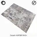Индийский ковёр из арт-шелка «GATSBY RUG» CLOUD - Ковры - 3D модель