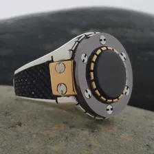 Кольцо The Spirit of Time, кольцо из драгоценного камня, современное серебряное кольцо в стиле арт-деко, Сделано в Турции (art.: 3920b4473d056)