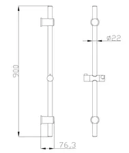 Душевая cтойка, арт. SR922, ESKO