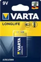 Элемент питания Varta 4122.113.411 LONGLIFE 6LR61/6F22 BL1 (арт. 15386)