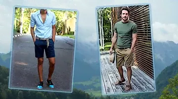 Стильные шорты для мужчин.Мода . модные шорты.